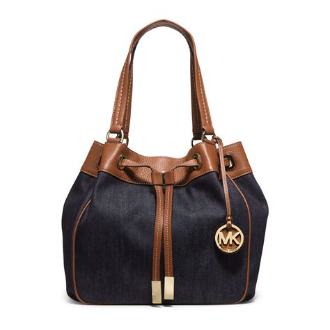 michael kors denim bag|michael kors jean bag.